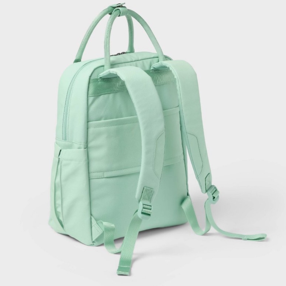 Open Story Backpack with Laptop Pocket / Outer Water bottle Pocket  & More NWT